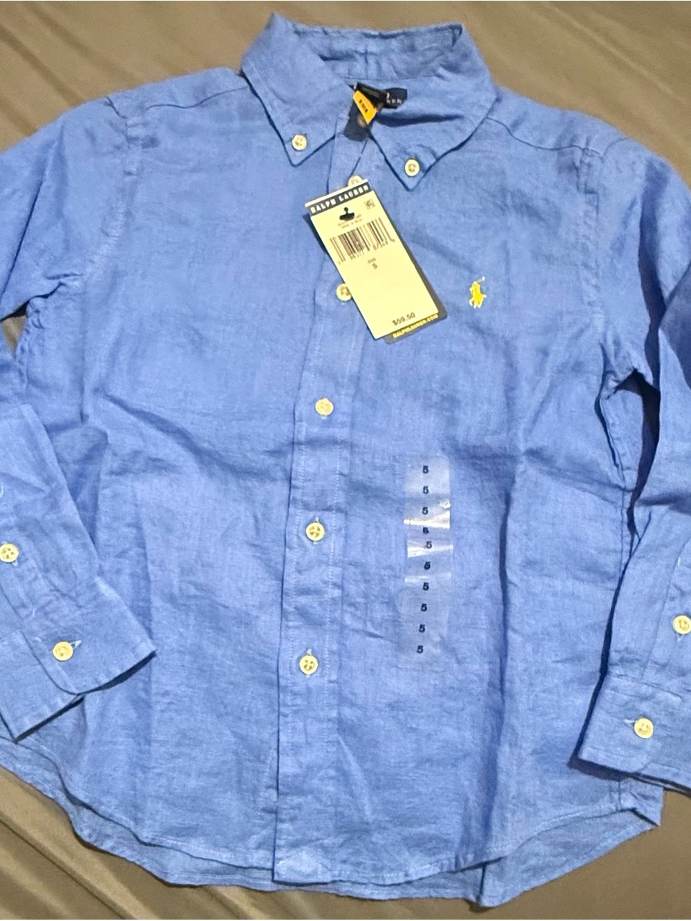Ralph Lauren Light Blue Button-Down Oxford Shirt